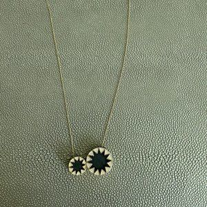 House of Harlow Pendant Necklace on Gold Chain